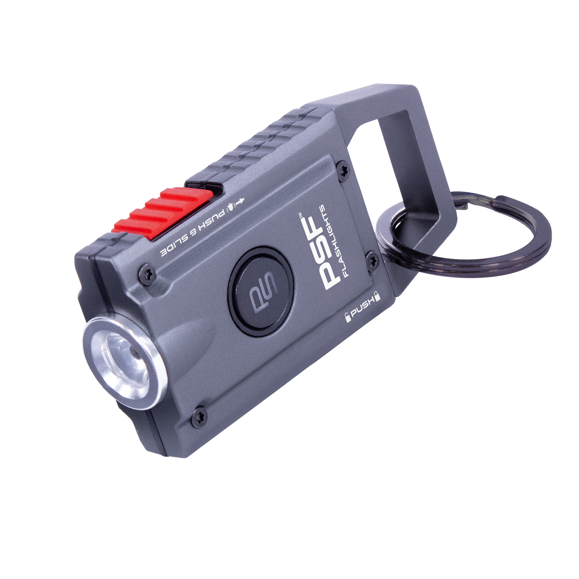 Police Security ALERT120 Rechargeable Personal Safety Alarm/Flashlight, 500 Lumens, Model# 97853
